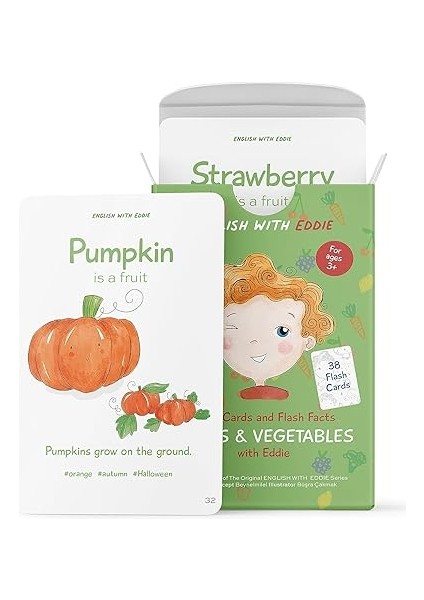 Cards And Flash Facts Fruıts & Vegetables With Eddie indirimleri