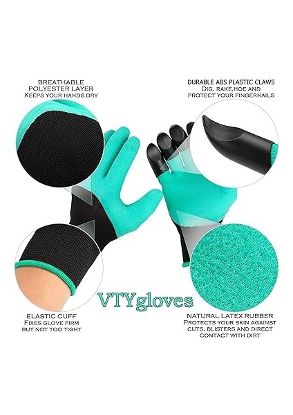 Geçirmez Bahçe Eldiveni, Sağ Elde, Pençeli, Kazma, Ekim ve Gül Budama Için, El Koruması, Erkek, Kadın, Güvenli Iş Eldiveni, Saplı Bahçe Hediyeleri fiyatları