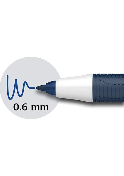 Bir Değişim Rollerball Kalem Ultra Pürüzsüz Ipucu 0.6mm Çizgi Genişliği Mavi indirimleri