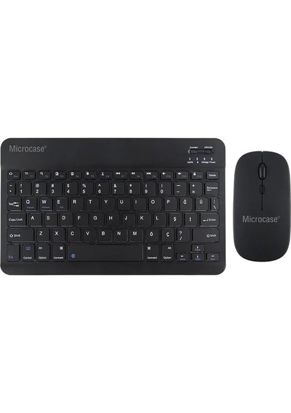 Tablet ve Telefonlar Için Bluetooth Klavye ve Mouse Set - Siyah AL3476