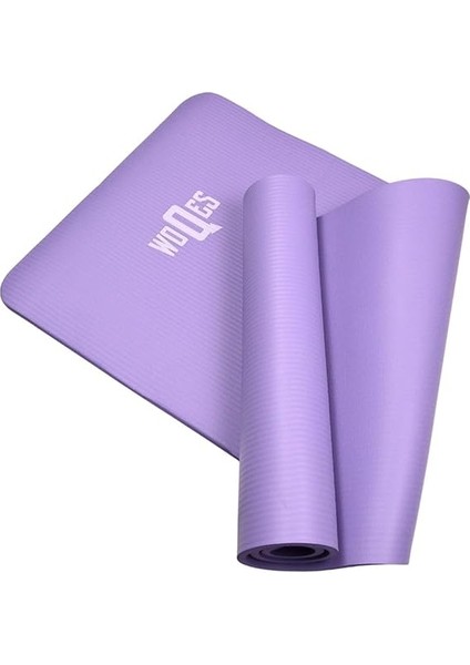 10MM Nbr Yoga Matı Kalın Pilates ve Spor Minderi Kaymaz Ekstra Konforlu Dayanıklı Egzersiz Matı Mor Taşıma Kayışı Dahil indirimleri