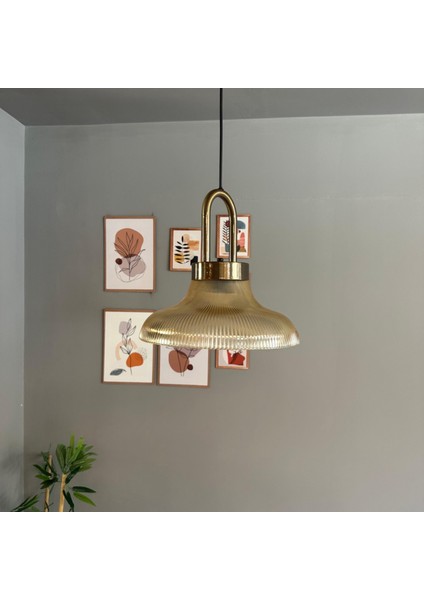 Stark Cam Bal Rengi Tekli Avize Eskitme Kilit Kafa Başlık Retro Sarkıt Lamba Salon Aydınlatma fırsatları