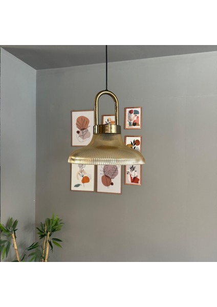 Stark Cam Bal Rengi Tekli Avize Eskitme Kilit Kafa Başlık Retro Sarkıt Lamba Salon Aydınlatma indirimleri