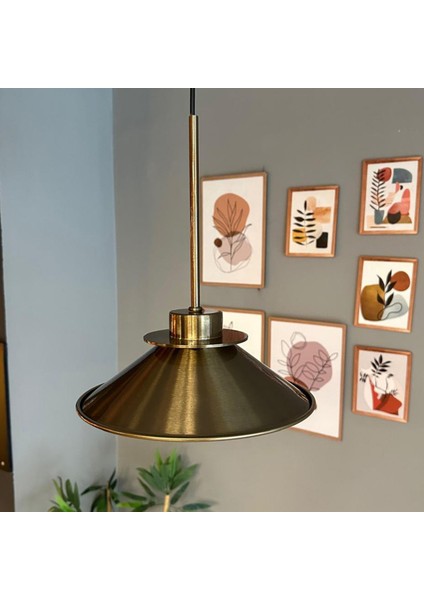 Nantes Eskitme Rengi Ince Eskitme Başlık Metal Sarkıt Avize Modern Restoran Salon Retro Sarkıt Model