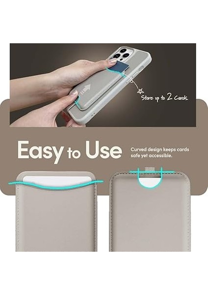 Ciel By Cyrıll iPhone Için Magsafe Özellikli Kartlı Manyetik Cüzdan Kajuk Mag Cream - AFA05260 modelleri