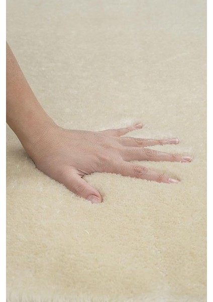 Home Bej Banyo Paspası | Peluş Kaymaz Taban | Yumuşak Doku | Makinede Yıkanabilir | 4 Ölçü (50X80 Cm) fırsatları