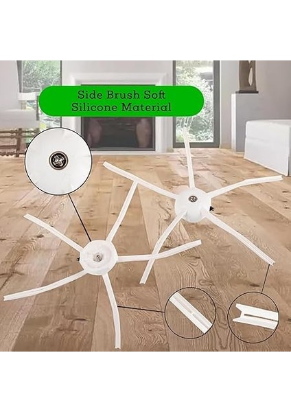 S5 Max, S6, S6 Pure,s6 Maxv Yedek Hepa Filtre,yan Fırça,roborock ile Uyumlu S5 Max, S6, S6 Pure,s6 Maxv Yedek Parça Beyaz Yenileme Seti-10 Parça indirimleri