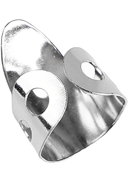 4 Adet Gitar Finger Pick Metal Thumb Pick Parlak Görünüm Gitar Aksesuarları Temel Gitar Uygulaması Için (Gümüş) indirimleri