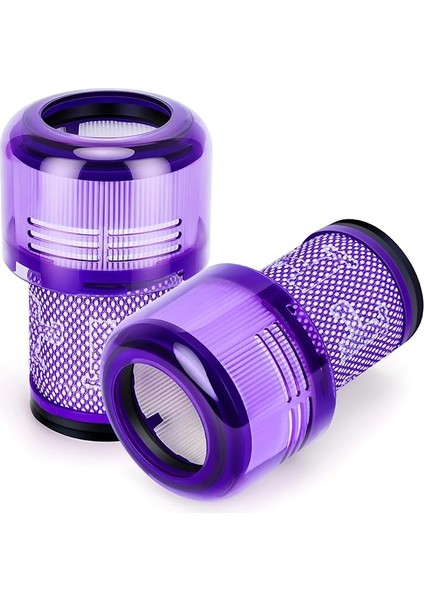 Dyson V12 Için 2 Adet Filtre, Dyson V12 Için Ince Mutlak Filtre, Mutlak Temizlik/ekstra/kabarık Vakumlu Temizleyici, Yıkanabilir Aksesuar, Parça 971517-01