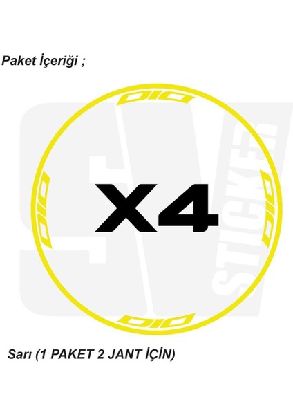 Honda Dio Motosiklet Jant Şeridi 32'li Set Sticker Etiket Modeli fiyatları