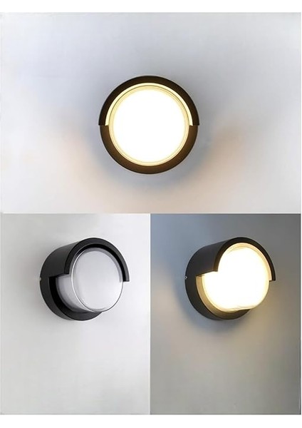 Geldi 15W Modern Tasarım LED Aplik Iç ve Dış Mekan Duvar Lambası Cata Bora 3200K Gün Işığı Bahçe Duvar Apliği indirimleri