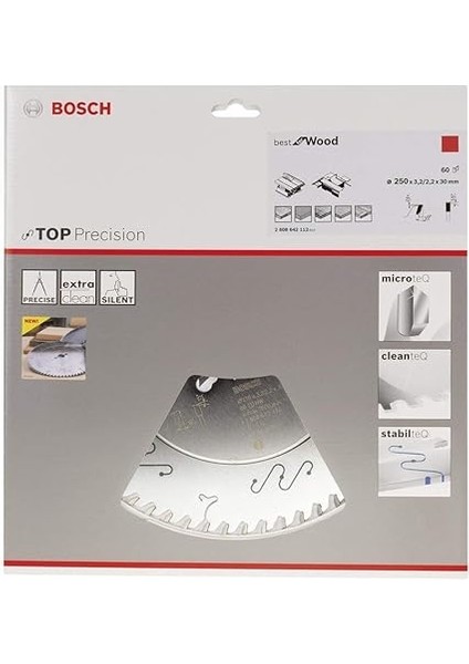 Professional Accessories Dairesel Testere Bıçağı Top Precision Wood, 250 x 30 x 3,2 Mm, 60, 2608642112 Için En Iyisi indirimleri