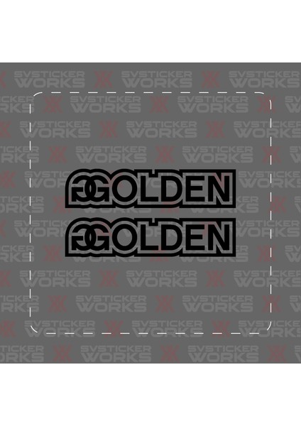 Golden Sticker Jdm Araba Laptop Motosiklet Sticker Yapışkanlı Folyo fiyatları