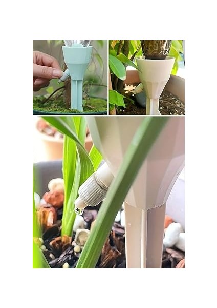 Ayarlanabilir Akış Hızına Sahip Damlama Sulama Çivileri 3lü Otomatik Bitki Sulama Aparatı Tüm Pet Şişelere Uyumlu fırsatları