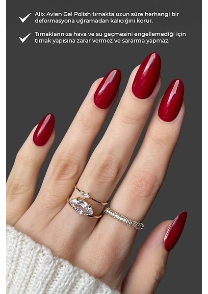 Avıen Uv Kalıcı Kan Kırmızı Jel Oje 18 - Gel Polish - 12 ml fiyatları