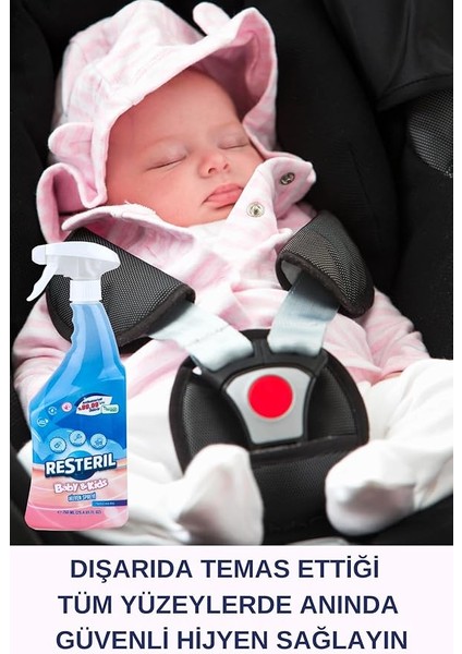 Antibakteriyel Bebek Çocuk Oyun Alanı Oyuncak Alkolsüz Hassas Yüzey Temizleyici Dezenfektan Sprey 5l fiyatları