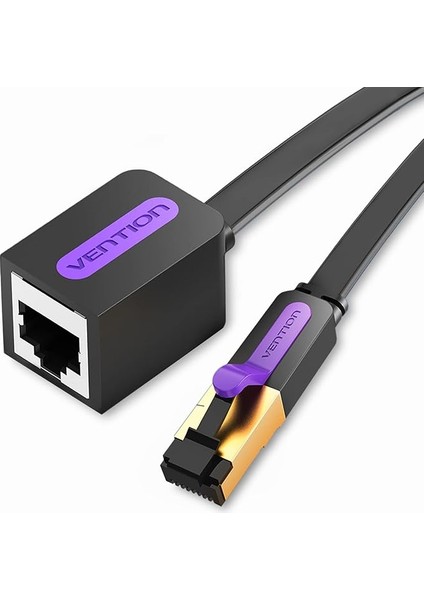 RJ45 Cat7 Ethernet Kablosu, 3M/10FT Erkekten Dişi Ethernet Kablo Uzatıcı 10GBPS Lan Ağ Uzatma Yama Kablosu RJ45 Konektör Pvc Arayüz