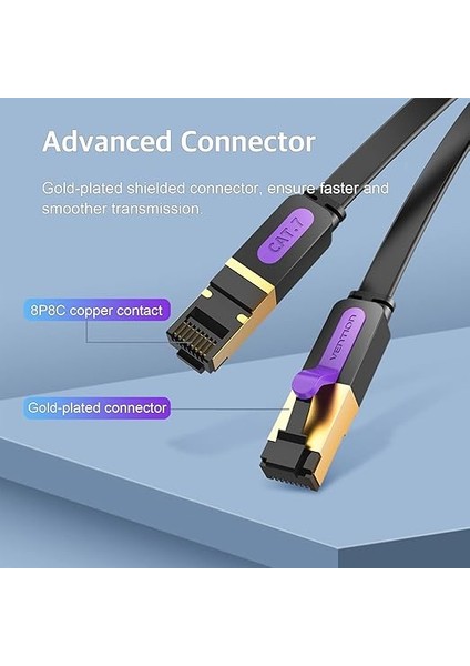 RJ45 Cat7 Ethernet Kablosu, 3M/10FT Erkekten Dişi Ethernet Kablo Uzatıcı 10GBPS Lan Ağ Uzatma Yama Kablosu RJ45 Konektör Pvc Arayüz fırsatları