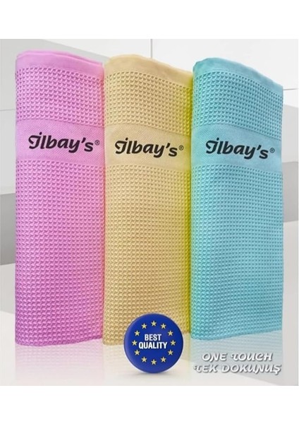 Baskılı 3' Lü Orjinal Microfiber Temizlik Bezi