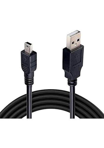 Mini USB To USB Data Şarj Kablosu 1.5 Metre 4575