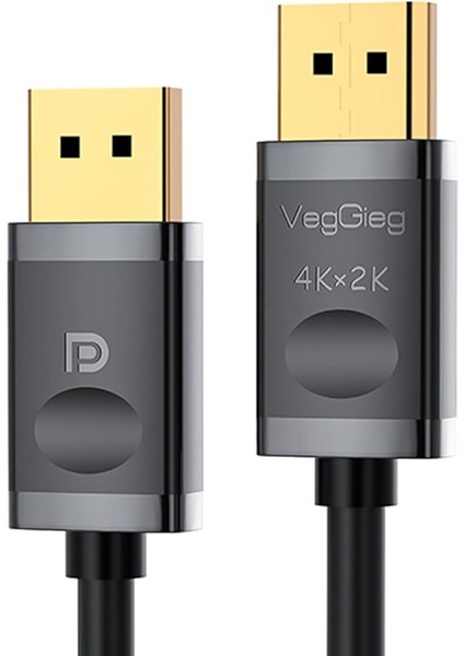 4K/60Hz 2K/165Hz Displayport V1.2 Kablo 3 Metre