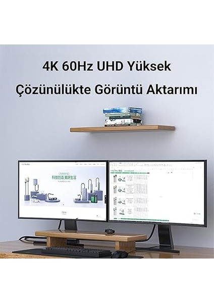 4K/60Hz 2K/165Hz Displayport V1.2 Kablo 3 Metre fırsatları