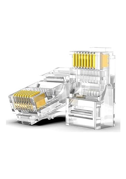 RJ45 Jack CAT5E Internet Kablo Kablosu Ucu Konnektör Ethernet Connector Jak 4220 modelleri
