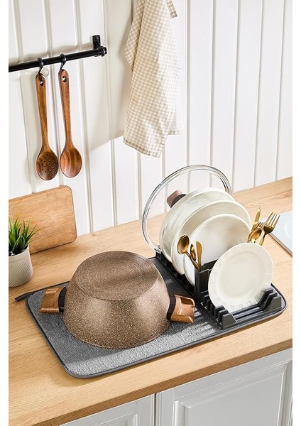 Bulaşık Kurutma Seti 36X60CM Büyük Boy Katlanabilir 3 'lü Set Xl Bulaşık Kurutma Matı fiyatları