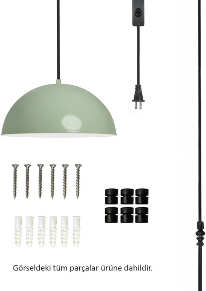 Lipeo Fişe Takılabilir Tekli Avize Sarkıt Salon Mutfak Ofis Oturma Odası Aydınlatma Sarkıt Lamba modelleri