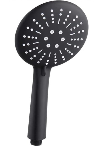 black matte mat siyah duş başlığı - 3 fonksiyonlu yüksek basınçlı el duşu - 3 yıl garantili