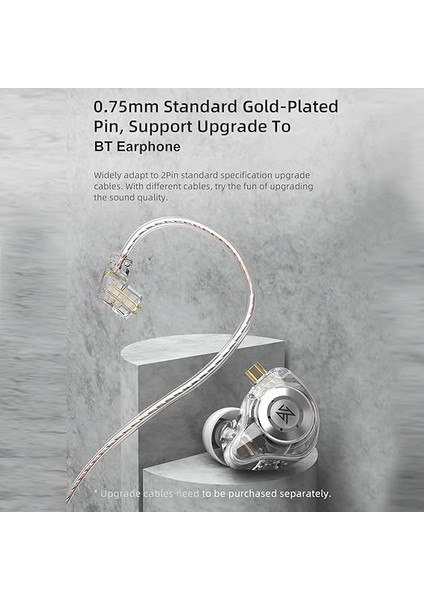 Içi Monitörler, Edx Pro Kulak Içi Sahne Monitörü Kulaklık Çift Manyetik Dinamik Birim Kulaklık 0.75MM Ayrılabilir Kablolu Şok Bas Kulakiçi Rahat Kablolu Kulaklık (Mikrofon Yok) fiyatları