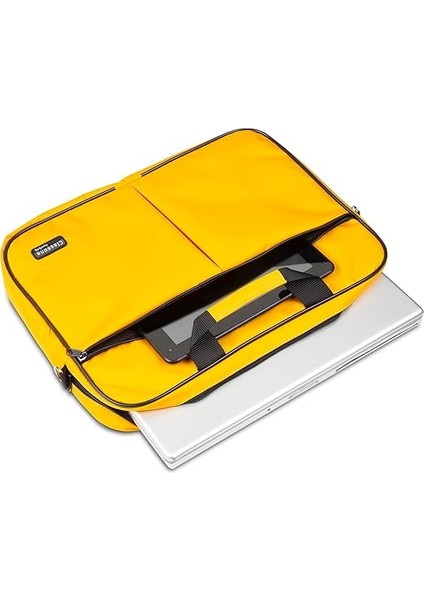 WTX308 Wtxpro Serisi 15.6 Inch Uyumlu Su Geçirmez Kumaş Macbook, Laptop, Notebook El Çantası- Sarı modelleri