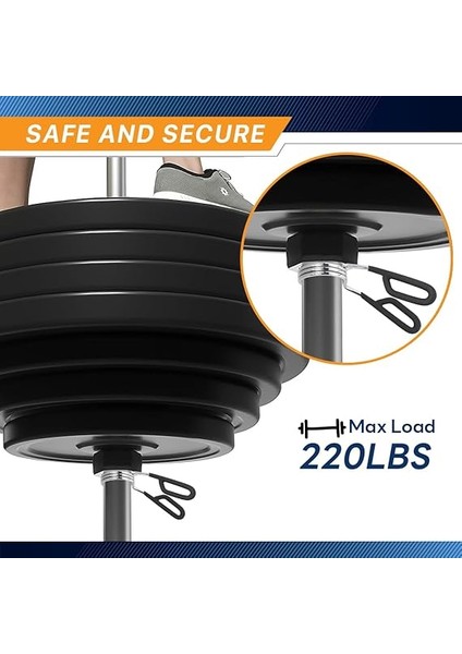 Ağırlık Çubuğu ve Halter Kolları Için Halter Aksesuarı Yaylı Klips Yaka, Çift Olarak Satılır modelleri