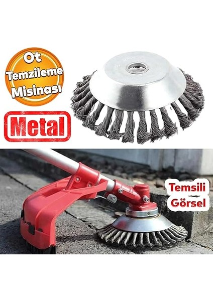 Kaldırım Temizleme Aparatı Yol Taş Duvar Beton Çıkmış Otları Süpürme Metal Motorlu Tırpan Misinası fiyatları