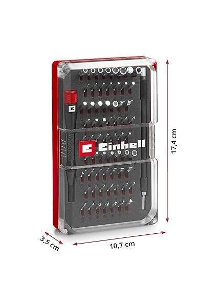Einhell 66 Parçalı Hassas ve Elektronik Tamir Seti (Hassas Uçlar, Hassas Lokmalar, Tornavida Ucu Tutucusu, Esnek 150 mm Uzatma, Uzatma Adaptörü Ile) - 49115030 fırsatları