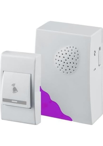 Pilli Uzaktan Kumandalı Zil Seti - Kablosuz Kapı Zili Wireless 36 Melodi