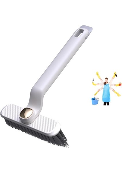 Zaofem Sert Kıl Kenar Temizleme Fırçası, 360 Döner Temizleme Fırçası, Cımbız ve Spatula ile Derz Temizleme Fırçası, Harç Fırçası, Mutfak ve Banyo Için (Şekil. Gerici)