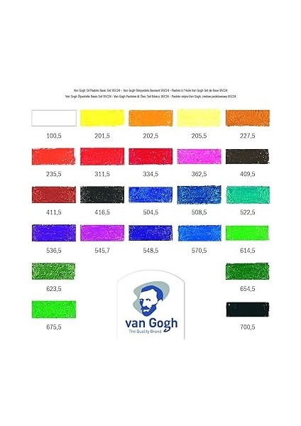 Gogh Yağlı Pastel 24 Renk Set indirimleri