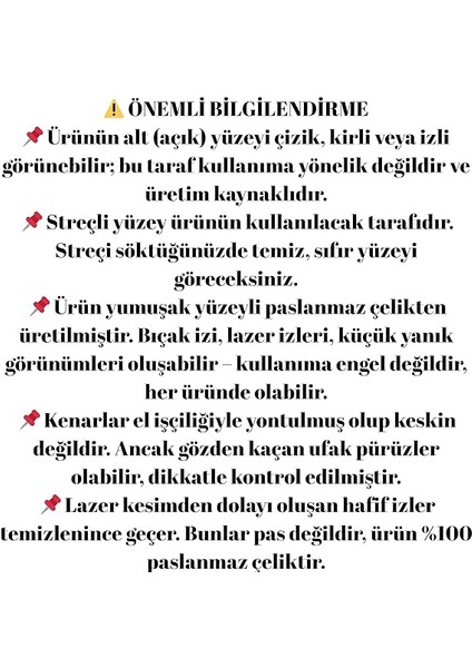 Paslanmaz Çelik Kesme Tahtası Levhası Panosu Kaydırmaz Slikon Ayaklı 24X34CM 2mm Gıda Temasına Uygun Antibakteriyel 304 Çelik fırsatları