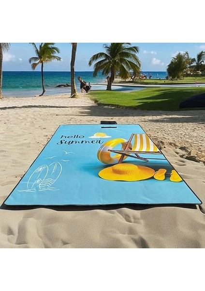 Örtüsü Battaniyesi Katlanabilir Kamp ve Plaj Zemin Matı Hasırı Katlanır Deniz Malzemeleri 150X200 cm fırsatları