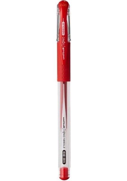 Signo Needle 0.38 Iğne Uçlu Jel Kalem, Kırmızı