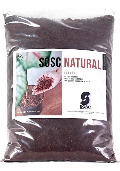 Cevizi TORFU%100 Doğal Torf - Cocopeat Hindistan Cevizi Lifi - Doğal Bitki Toprağı 5 Lt modelleri