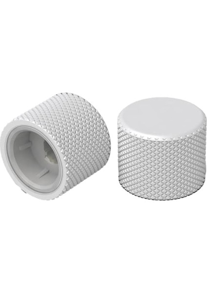 Pc Gaming Race Gaming Rotary Knob - Gmmk Pro Klavye ve Gmmk Numpads Için, Yüksek Kaliteli Görünüm ve His, Alüminyum, Kolay Montaj, 9 Renk Seçeneği - E-White