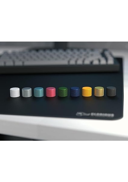 Pc Gaming Race Gaming Rotary Knob - Gmmk Pro Klavye ve Gmmk Numpads Için, Yüksek Kaliteli Görünüm ve His, Alüminyum, Kolay Montaj, 9 Renk Seçeneği - E-White fiyatları