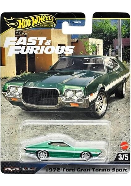 Wheels Fast-Furious Premium Araba 72 Ford Gran Torıno Sport HNW46-HYP72 indirimleri