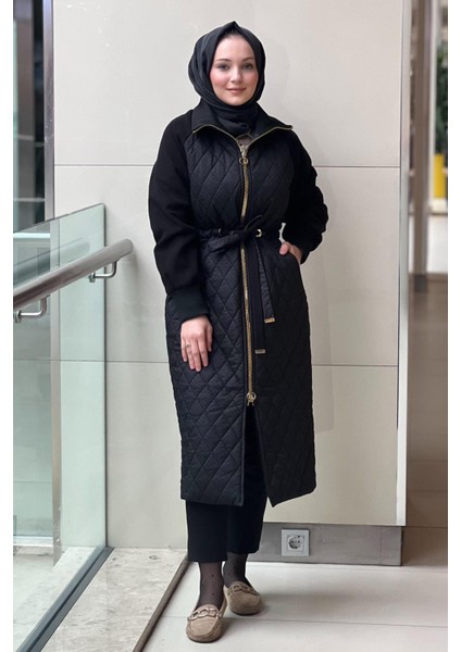 4960 Velure Kapitone Uzun Mont indirimleri