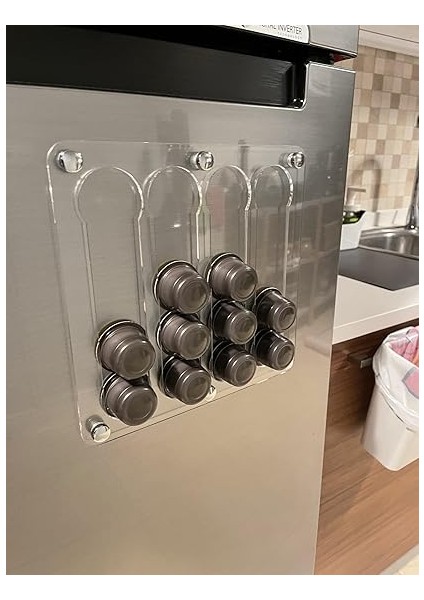 Uyumlu Mıknatıslı Kapsül Kahve Stand (Şeffaf) fiyatları