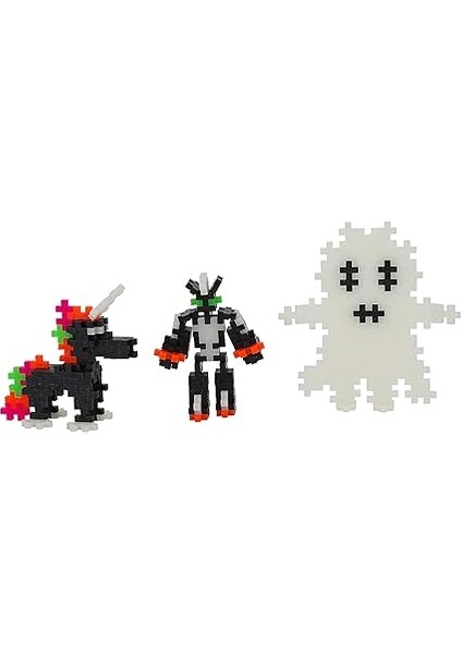 Plus 9603808 Mini Dahiyane Yapı Oyuncağı, Yapı ve Parıltı, Gece Parlayan Yapı Taşı Seti, 360 Parça fırsatları