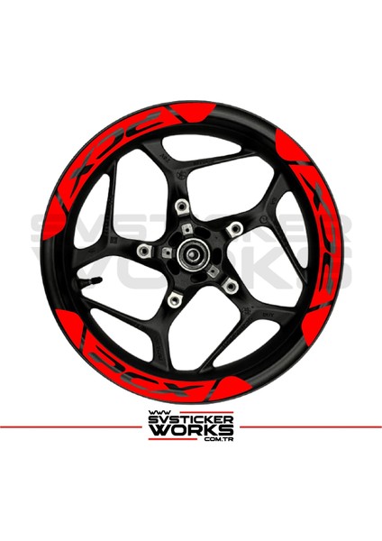 Honda Pcx Jant Şeridi Geniş Sticker Dıştan Içe Kaliteli Yüksek Yapışkanlı Sticker