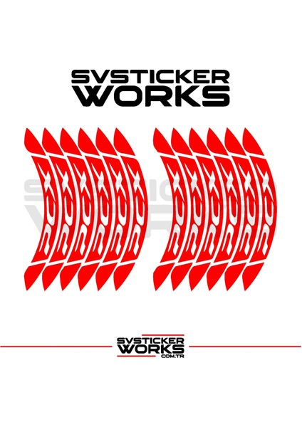 Honda Pcx Jant Şeridi Geniş Sticker Dıştan Içe Kaliteli Yüksek Yapışkanlı Sticker fiyatları